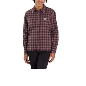 Carhartt purple flannel shirt